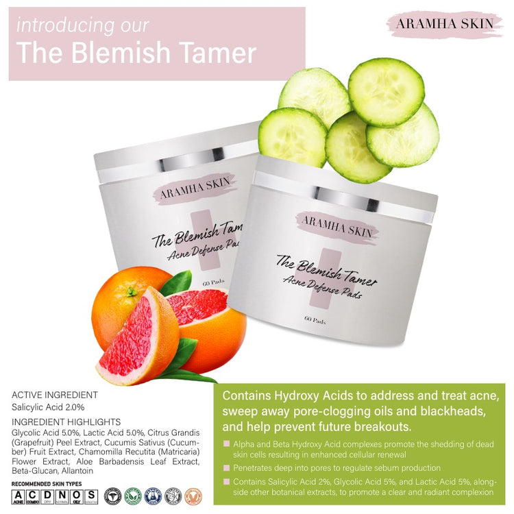 The Blemish Tamer Acne Defense Pads