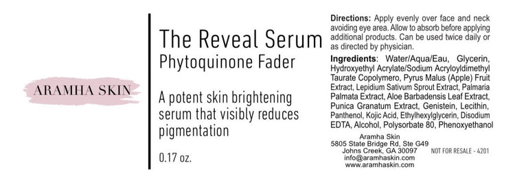 The Reveal Serum Phytoquinone Fader (Travel Sample)